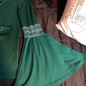 Long Sleeve Green Vintage Shirt